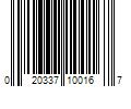 Barcode Image for UPC code 020337100167