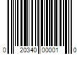 Barcode Image for UPC code 020340000010