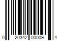 Barcode Image for UPC code 020342000094