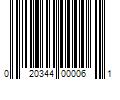 Barcode Image for UPC code 020344000061