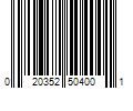 Barcode Image for UPC code 020352504001