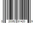 Barcode Image for UPC code 020352814209