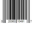 Barcode Image for UPC code 020363104917