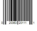 Barcode Image for UPC code 020363201111