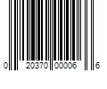 Barcode Image for UPC code 020370000066