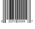 Barcode Image for UPC code 020370000097