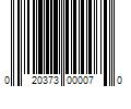 Barcode Image for UPC code 020373000070