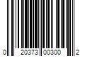 Barcode Image for UPC code 020373003002