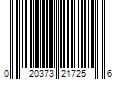 Barcode Image for UPC code 020373217256