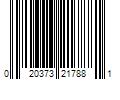 Barcode Image for UPC code 020373217881