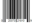 Barcode Image for UPC code 020373218109