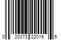 Barcode Image for UPC code 020373220195