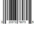 Barcode Image for UPC code 020373780705