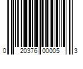 Barcode Image for UPC code 020376000053