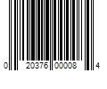 Barcode Image for UPC code 020376000084