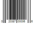 Barcode Image for UPC code 020387000066