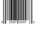 Barcode Image for UPC code 020387000073