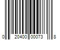 Barcode Image for UPC code 020400000738