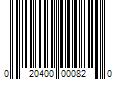 Barcode Image for UPC code 020400000820