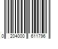 Barcode Image for UPC code 0204000611796