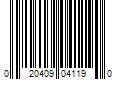 Barcode Image for UPC code 020409041190