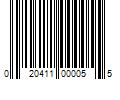 Barcode Image for UPC code 020411000055