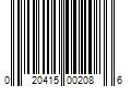 Barcode Image for UPC code 020415002086