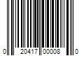 Barcode Image for UPC code 020417000080