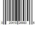 Barcode Image for UPC code 020418269806