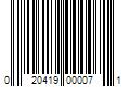 Barcode Image for UPC code 020419000071