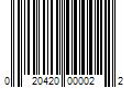 Barcode Image for UPC code 020420000022