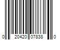 Barcode Image for UPC code 020420078380