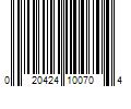 Barcode Image for UPC code 020424100704