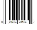 Barcode Image for UPC code 020424201647