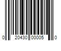 Barcode Image for UPC code 020430000050