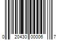 Barcode Image for UPC code 020430000067