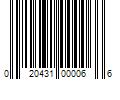 Barcode Image for UPC code 020431000066