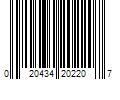 Barcode Image for UPC code 020434202207