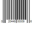 Barcode Image for UPC code 020449000096