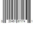 Barcode Image for UPC code 020451671741