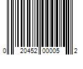 Barcode Image for UPC code 020452000052