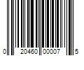 Barcode Image for UPC code 020460000075