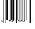 Barcode Image for UPC code 020461000081