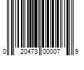 Barcode Image for UPC code 020473000079