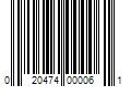 Barcode Image for UPC code 020474000061