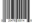 Barcode Image for UPC code 020475000145