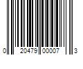 Barcode Image for UPC code 020479000073