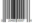 Barcode Image for UPC code 020483000076