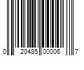 Barcode Image for UPC code 020485000067