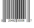 Barcode Image for UPC code 020492000067